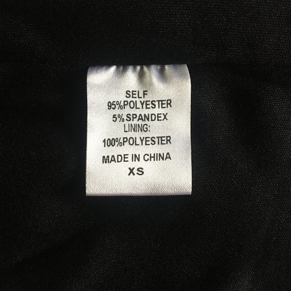 Kittenish Off The Shoulder Bodycon Dress XS Black - Picture 4 of 6